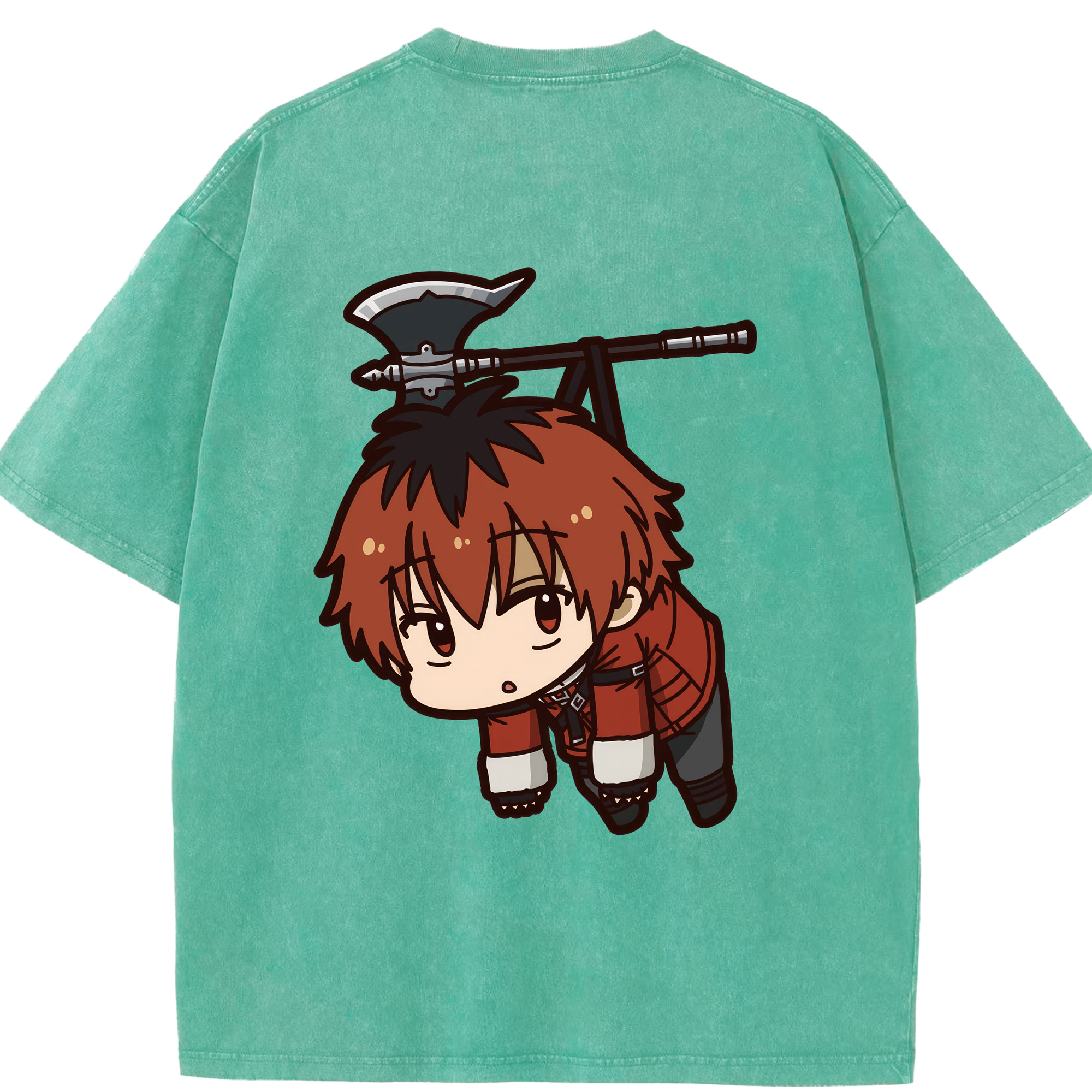 （画像用） 葬送のフリーレン Frieren 綿100% ヴィンテージ風 半袖Tシャツ（背面プリント）